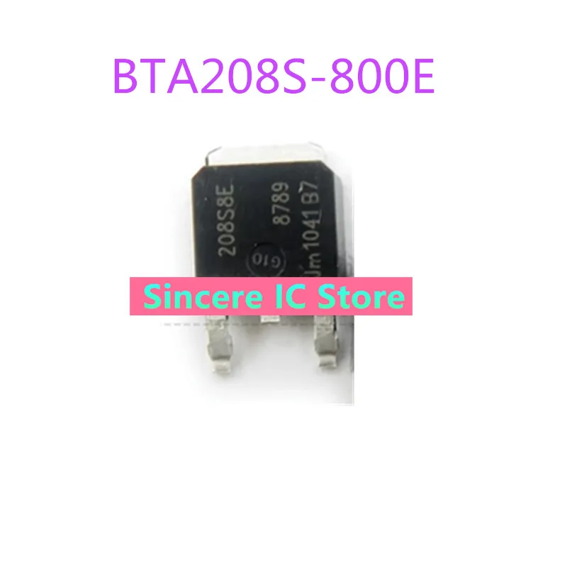 BTA208S-800E ekrano atspausdintas 208S8E SMT TO252 MOSFET visiškai naujas originalus