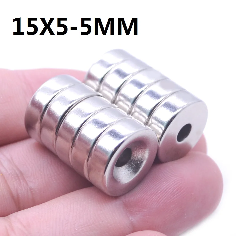 1-5000Pcs 15x5-5 MM Neodimio Magnetas, 15mm x 5mm - 5mm N35 NdFeB Turas Super Galinga, Stipri, Nuolatinio Magnetinio imanes NAUJAS MAGNETAS